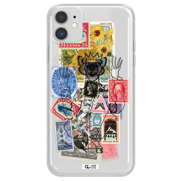 Stamp Collection Apple iPhone 11 Clear TPU Case