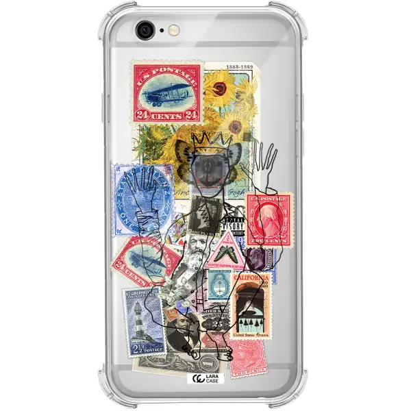 Stamp Collection Apple iPhone 6 Clear PC Case
