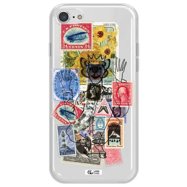 Stamp Collection Apple iPhone 8 Clear TPU Case