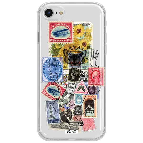 Stamp Collection Apple Iphone Se 2020 Clear Tpu Case