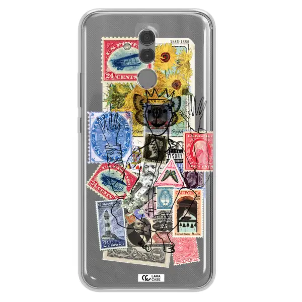 Stamp Collection Huawei Mate 20 Lite Clear TPU Case