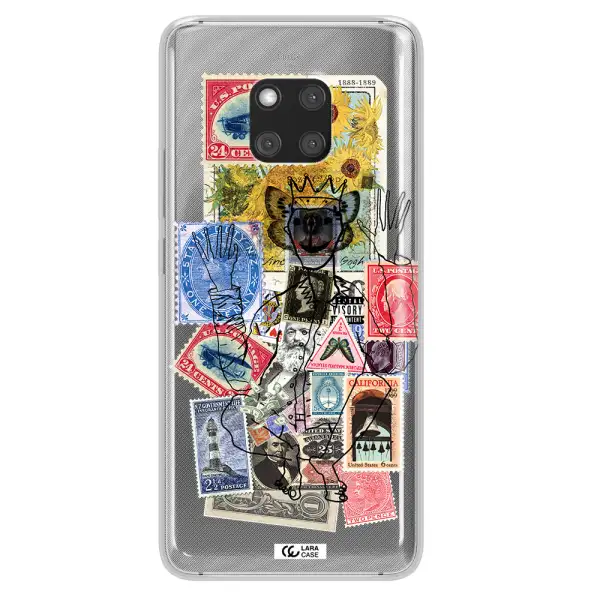 Stamp Collection Huawei Mate 20 Pro Clear TPU Case