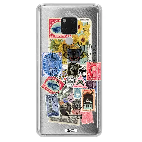 Stamp Collection Huawei Mate 20X Clear TPU Case