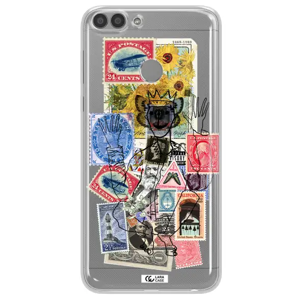 Stamp Collection Huawei P Smart 2017 Clear TPU Case