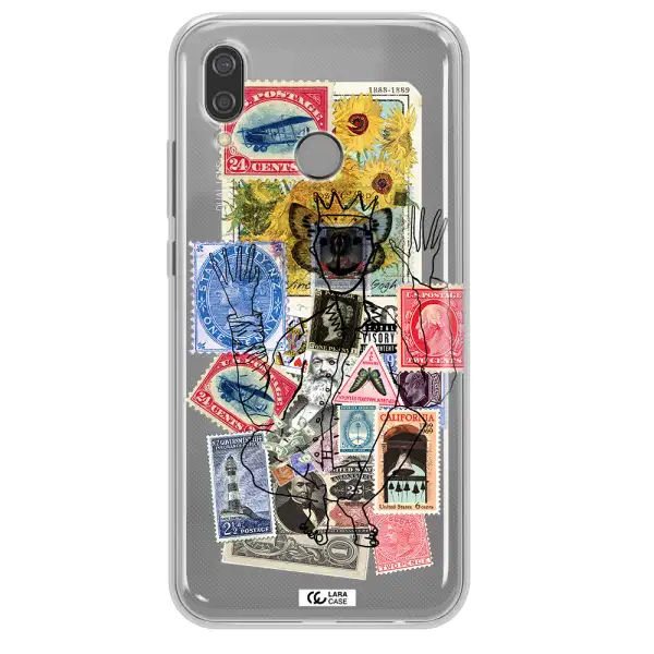Stamp Collection Huawei P20 Lite Clear TPU Case