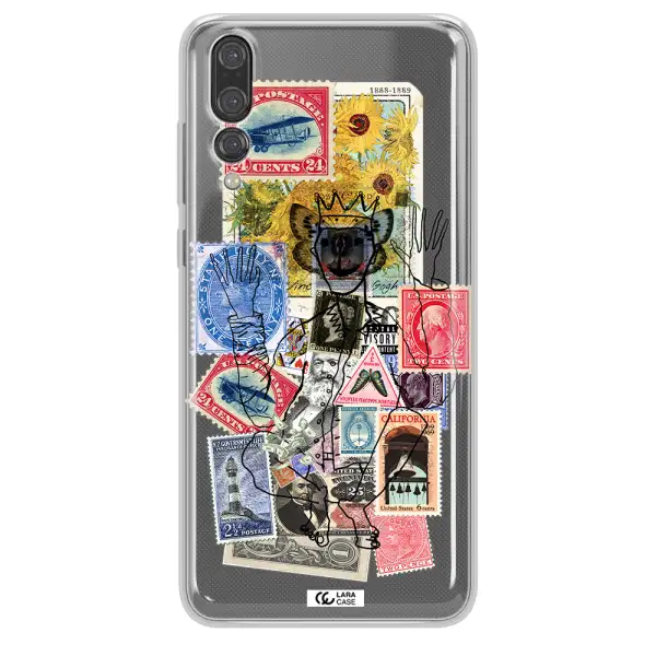 Stamp Collection Huawei P20 Pro Clear TPU Case