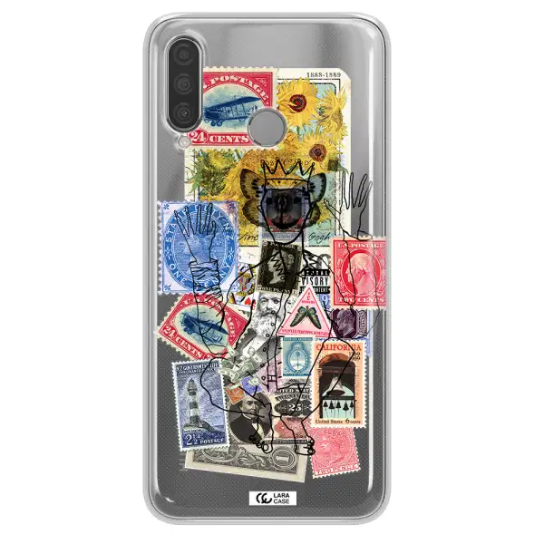 Stamp Collection Huawei P30 Lite Clear TPU Case