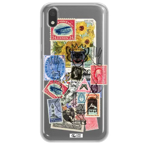 Stamp Collection Huawei Y5 2019 Clear TPU Case