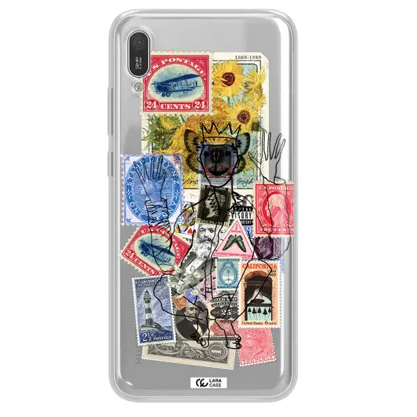 Stamp Collection Huawei Y6 Pro 2019 Clear TPU Case