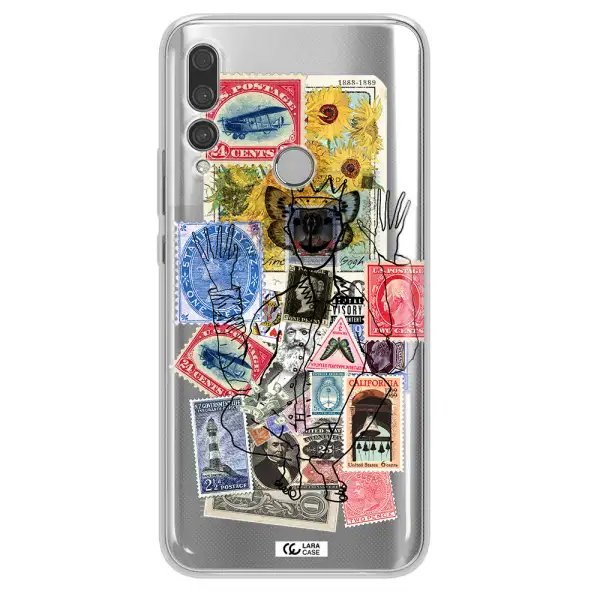 Stamp Collection Huawei Y9 Prime 2019 Clear TPU Case