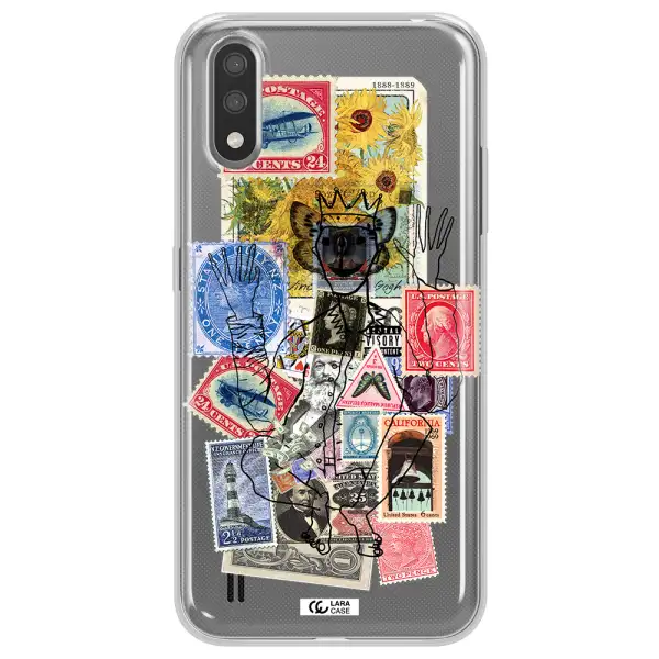 Stamp Collection Samsung A01 Clear TPU Case