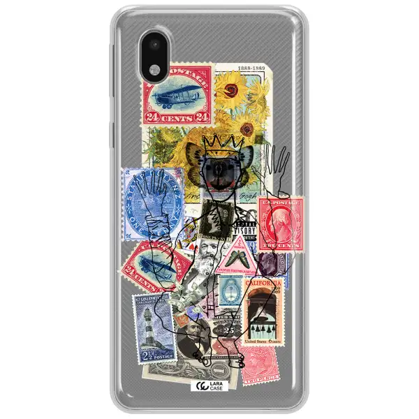 Stamp Collection Samsung A01 Core Clear Tpu Case