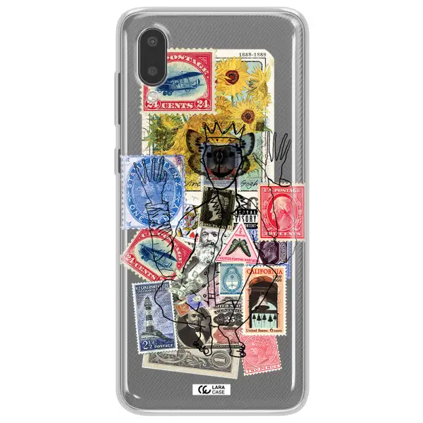 Stamp Collection Samsung A02 Clear TPU Case