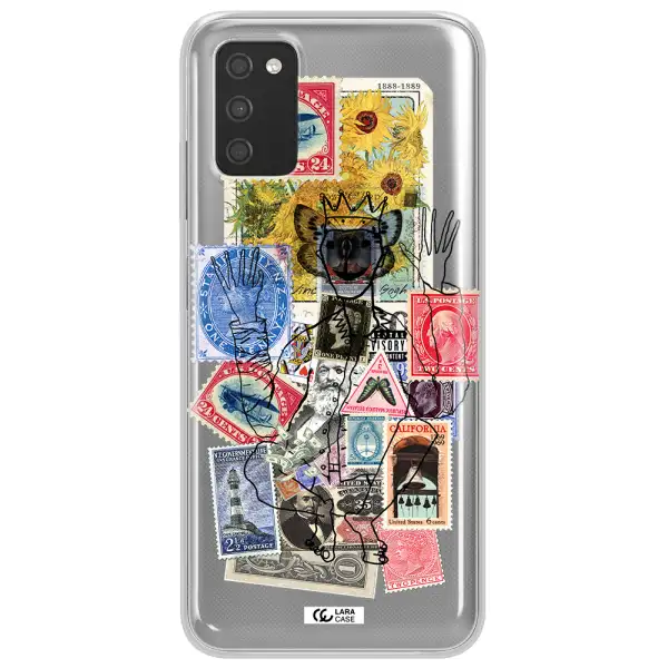 Stamp Collection Samsung A03S Clear TPU Case