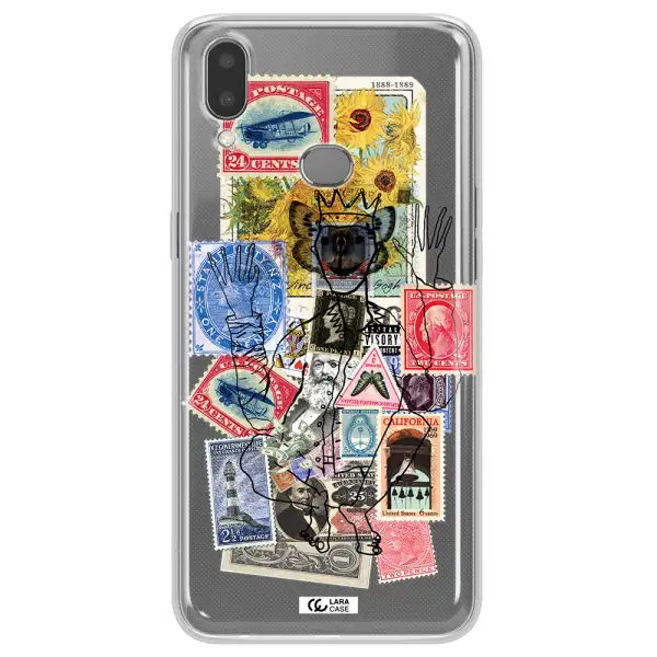 Stamp Collection Samsung A10S Clear TPU Case