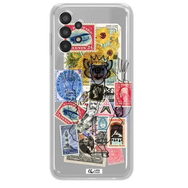 Stamp Collection Samsung A13 Clear TPU Case