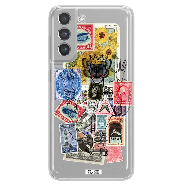 Stamp Collection Samsung A21 Fe Clear TPU Case