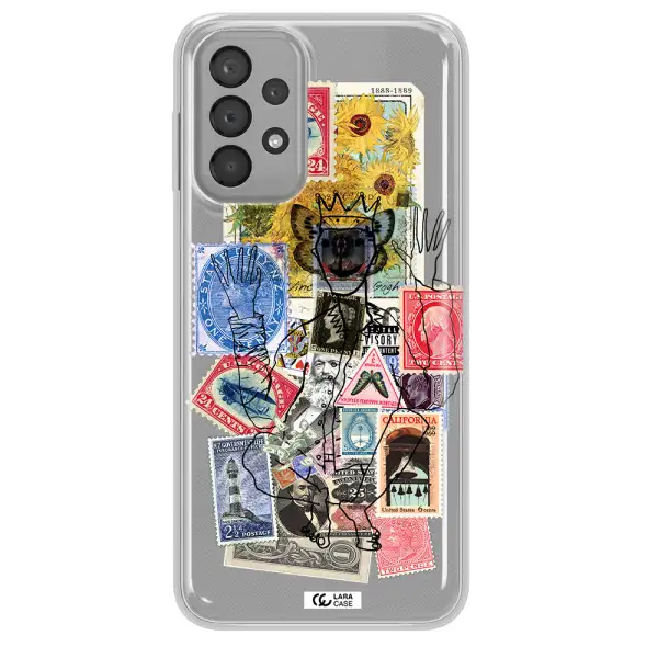 Stamp Collection Samsung A23 Clear TPU Case