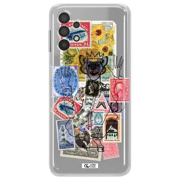 Stamp Collection Samsung A32 Clear TPU Case