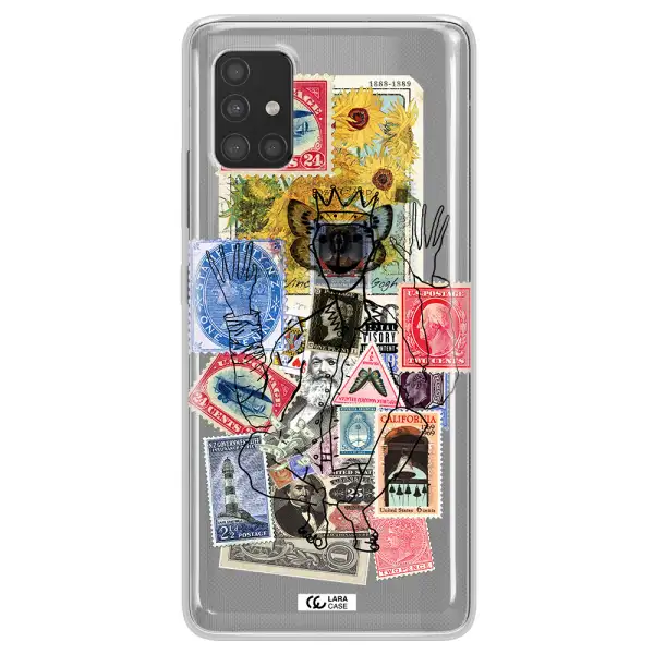 Stamp Collection Samsung A51 Clear TPU Case