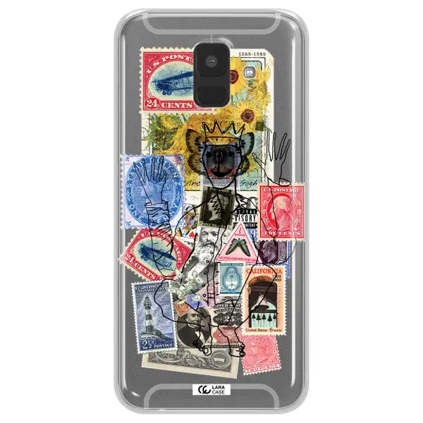 Stamp Collection Samsung A6 Clear TPU Case