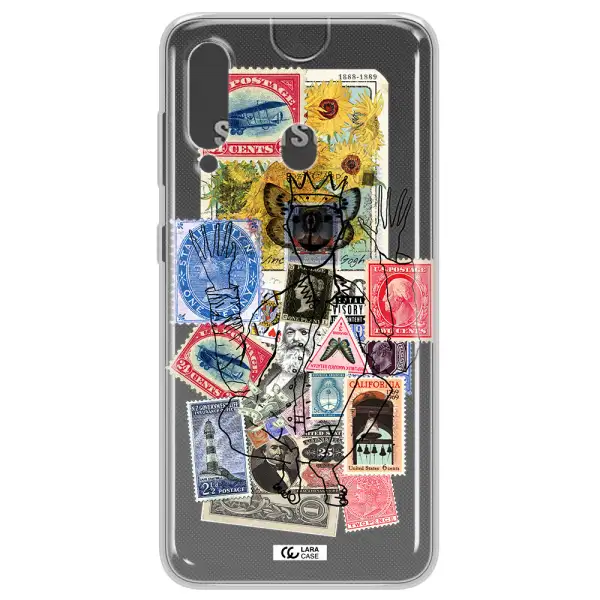 Stamp Collection Samsung A60 Clear TPU Case