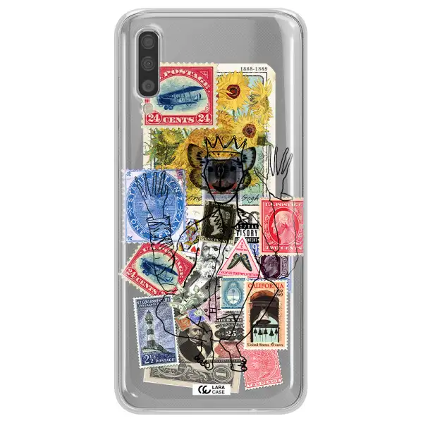 Stamp Collection Samsung A70S Clear Tpu Case