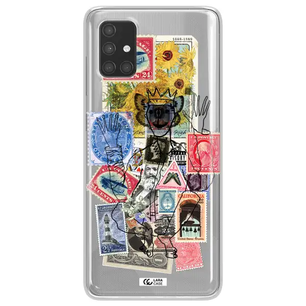 Stamp Collection Samsung A71 Clear TPU Case