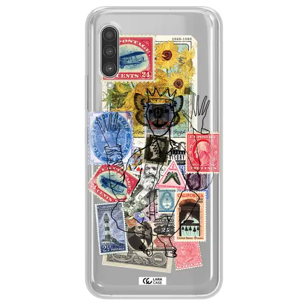 Stamp Collection Samsung A90 Clear TPU Case