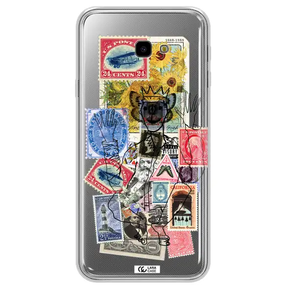 Stamp Collection Samsung J4 Plus Clear TPU Case