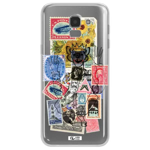 Stamp Collection Samsung J6 Clear TPU Case