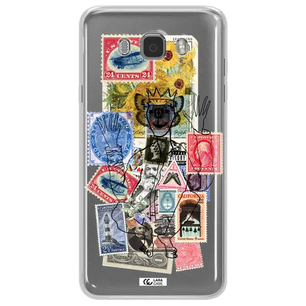 Stamp Collection Samsung J7 2016 Clear TPU Case