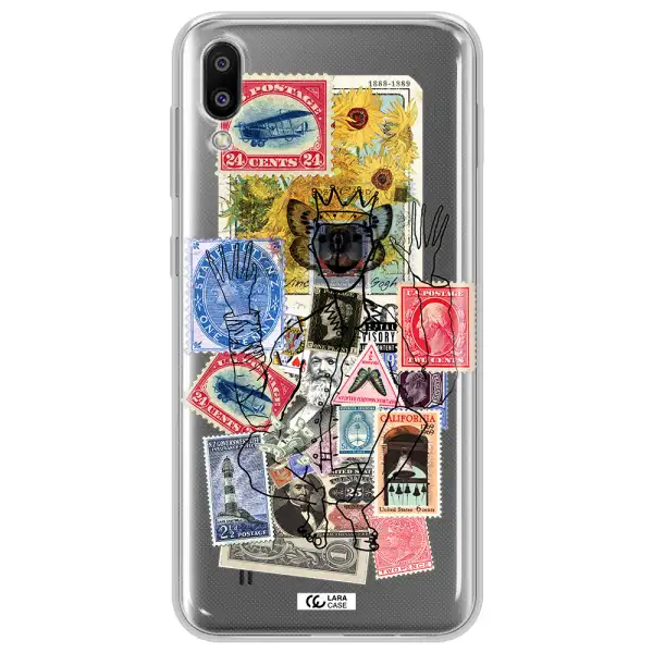 Stamp Collection Samsung M10 Clear TPU Case
