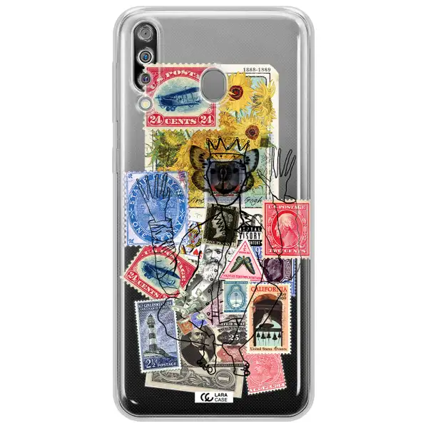 Stamp Collection Samsung M30 Clear TPU Case