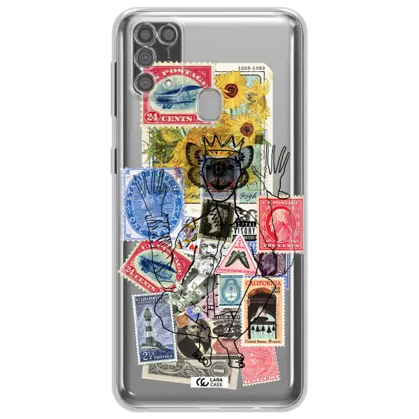 Stamp Collection Samsung M31 Clear TPU Case