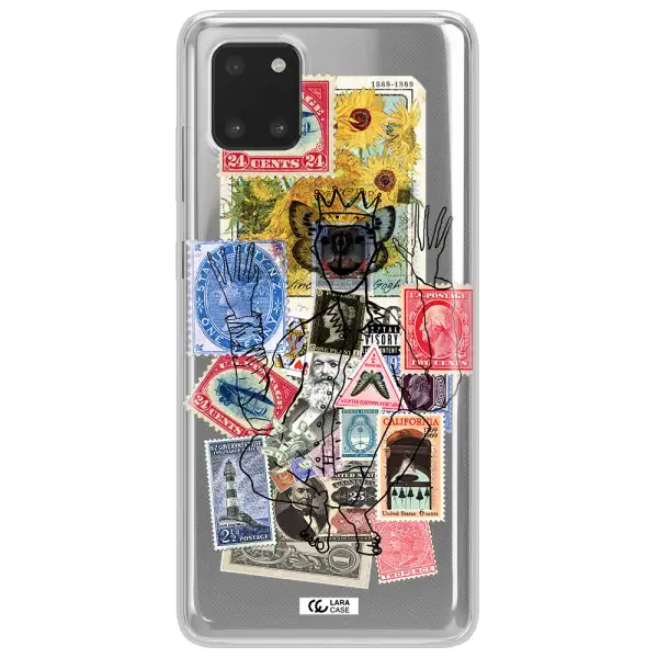 Stamp Collection Samsung Note 10 Lite Clear TPU Case