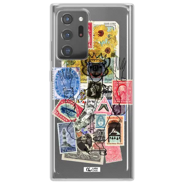 Stamp Collection Samsung Note 20 Ultra Clear TPU Case