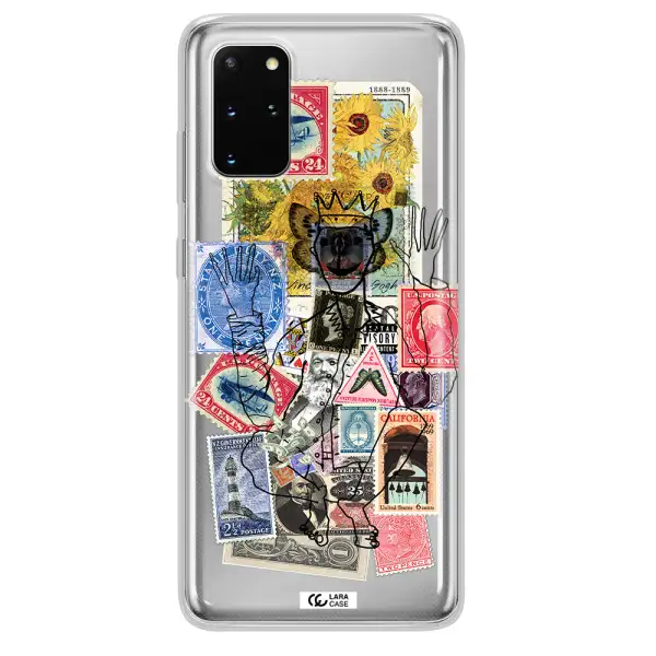 Stamp Collection Samsung S 20 Plus Clear TPU Case