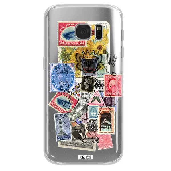 Stamp Collection Samsung S 7 Clear TPU Case