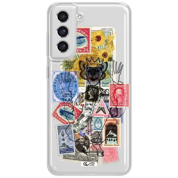 Stamp Collection Samsung S21 Fe Clear Tpu Case