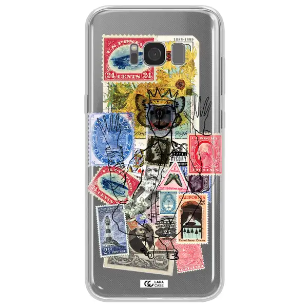 Stamp Collection Samsung S8 Clear TPU Case