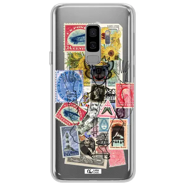 Stamp Collection Samsung S9 Plus Clear TPU Case