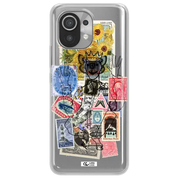 Stamp Collection Xiaomi Mi 11 Clear TPU Case