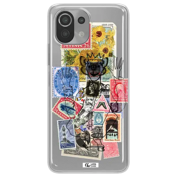 Stamp Collection Xiaomi Mi 11 Lite Clear TPU Case