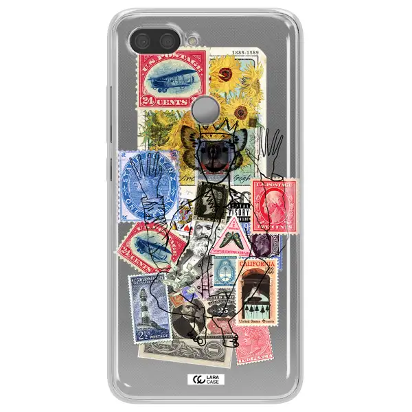 Stamp Collection Xiaomi Mi 8 Lite Clear TPU Case