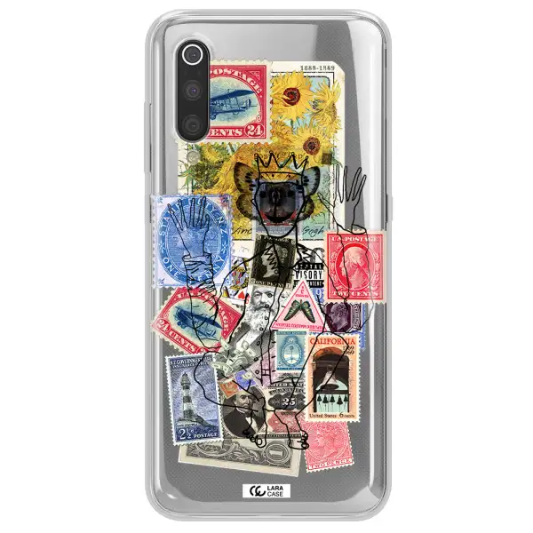 Stamp Collection Xiaomi Mi 9 Clear TPU Case