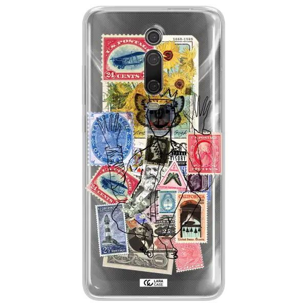 Stamp Collection Xiaomi Mi 9T Clear TPU Case