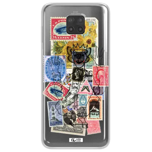 Stamp Collection Xiaomi Note 9 Pro Clear TPU Case