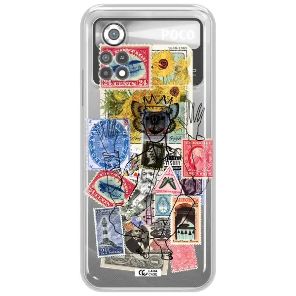 Stamp Collection Xiaomi Poco X4 Pro Clear TPU Case