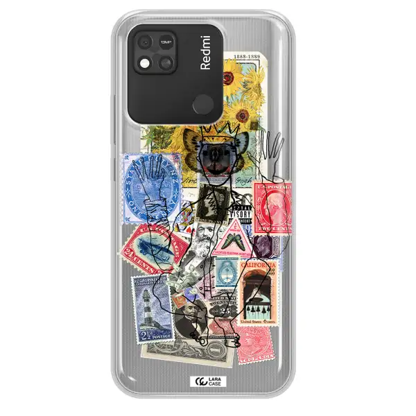 Stamp Collection Xiaomi Redmi 10A Clear TPU Case